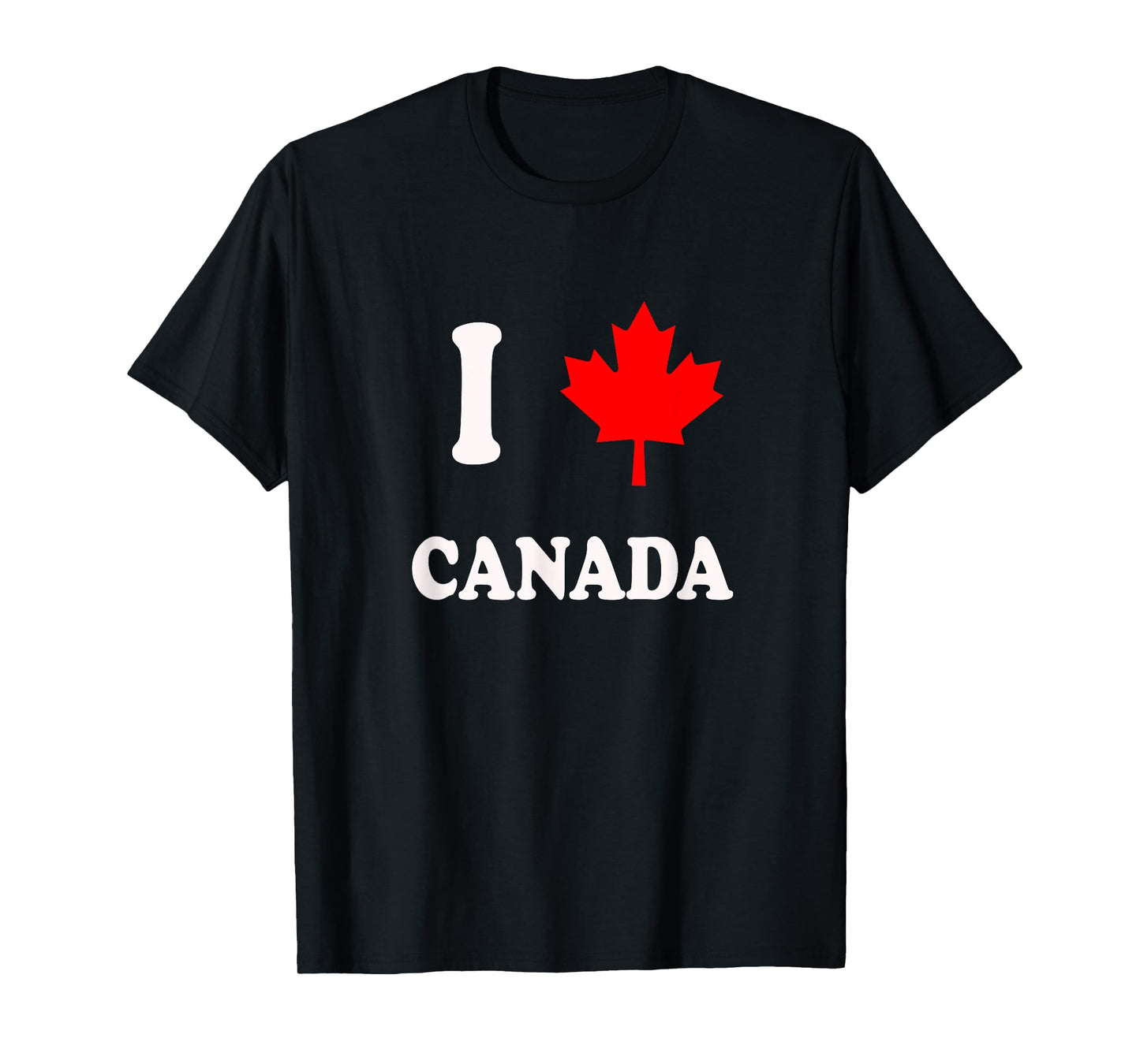 I maple leaf canada Minimalist Canada maple leaf heart T-Shirt