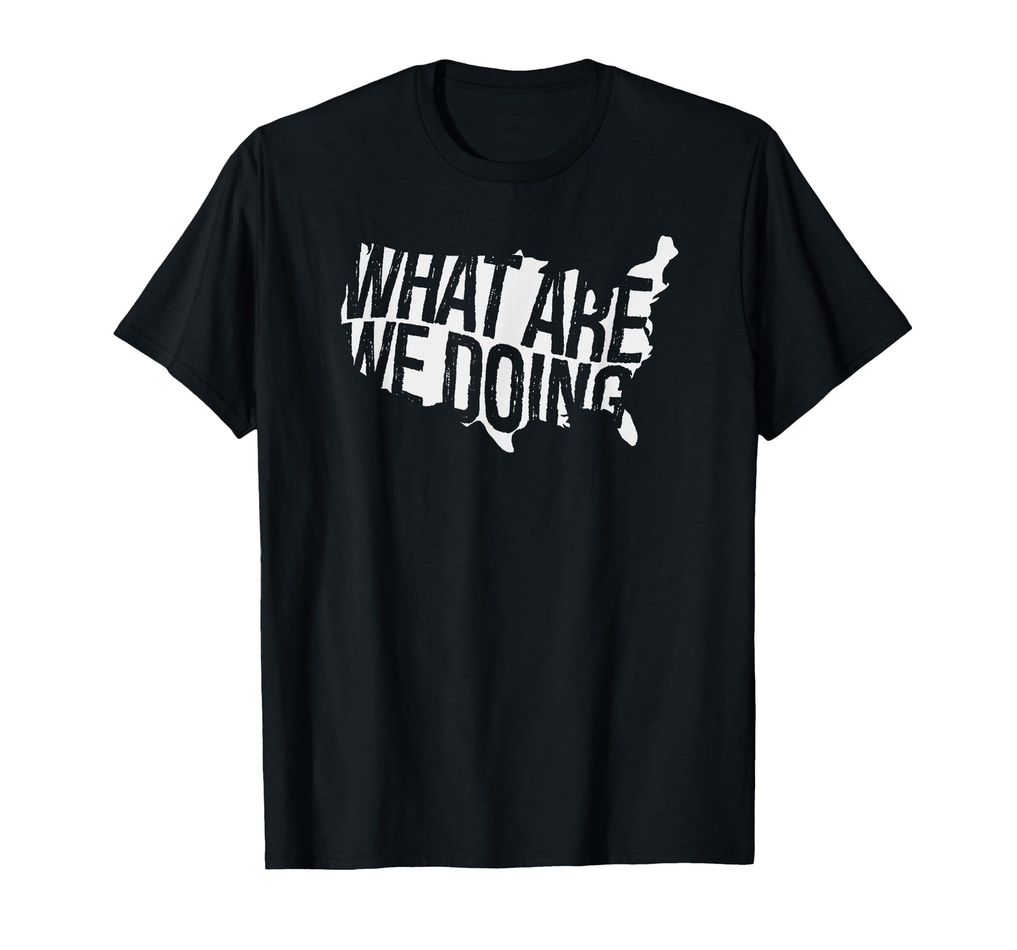 What are we doing? US map shirt