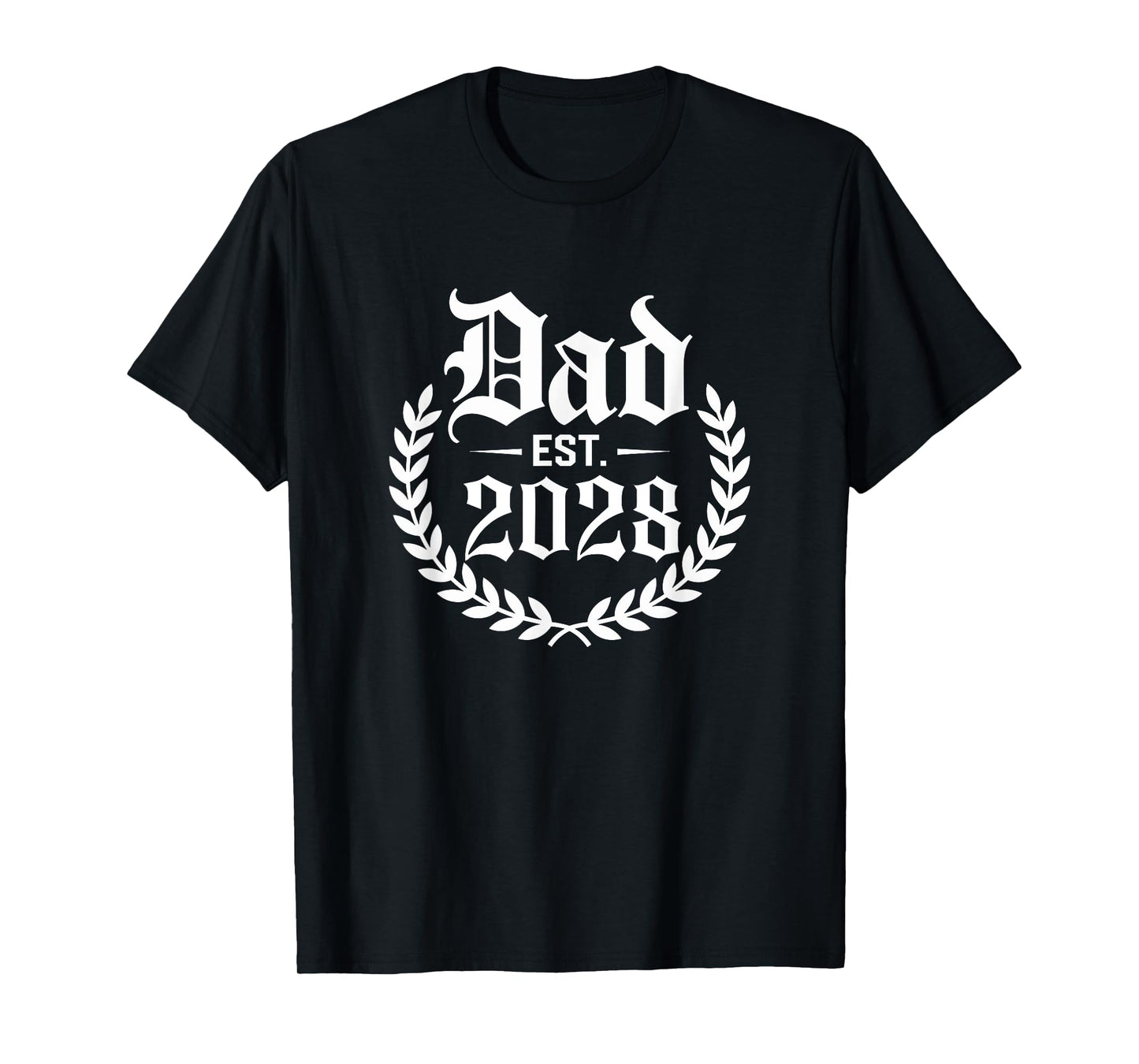 Dad Est 2028 Logo Dad 2028 Promoted To Daddy T-Shirt