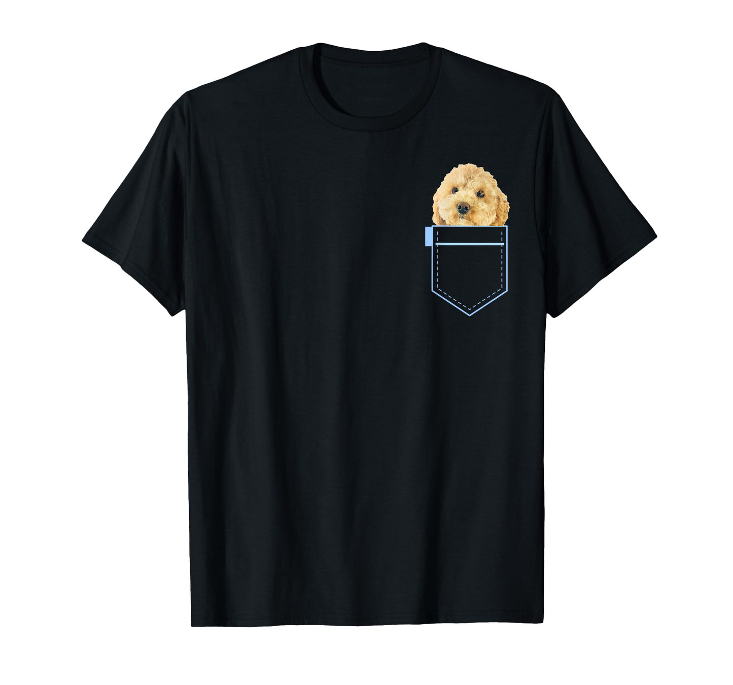 Poochon in pocket Puppy Dog Lover Cute Poodle cross gift T-Shirt