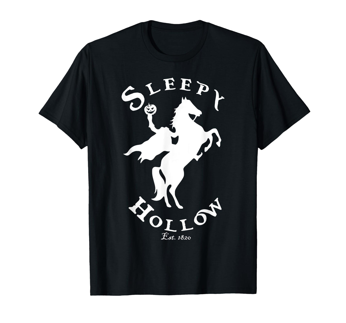 Vintage Headless.Horseman Halloween Sleepy Hollow Est 1820 T-Shirt
