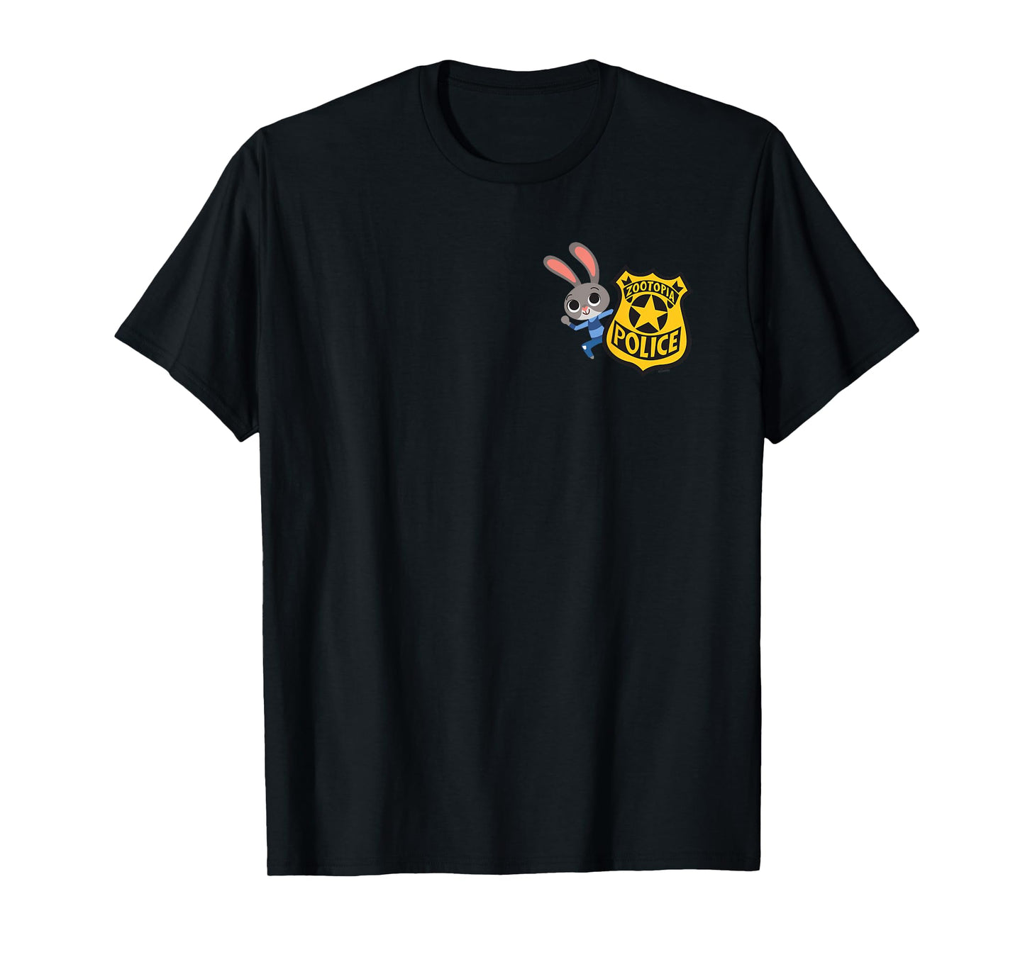 Disney Zootopia Judy Hopps ZPD Police Badge Costume T-Shirt