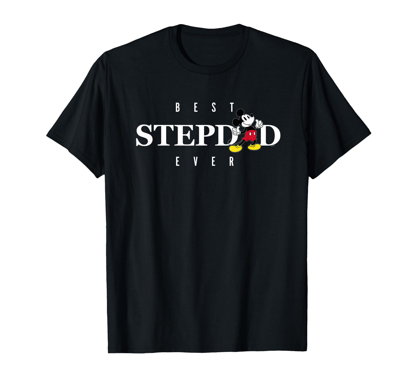 Disney Mickey Mouse Thumbs Up Best Stepdad Ever Father’s Day T-Shirt