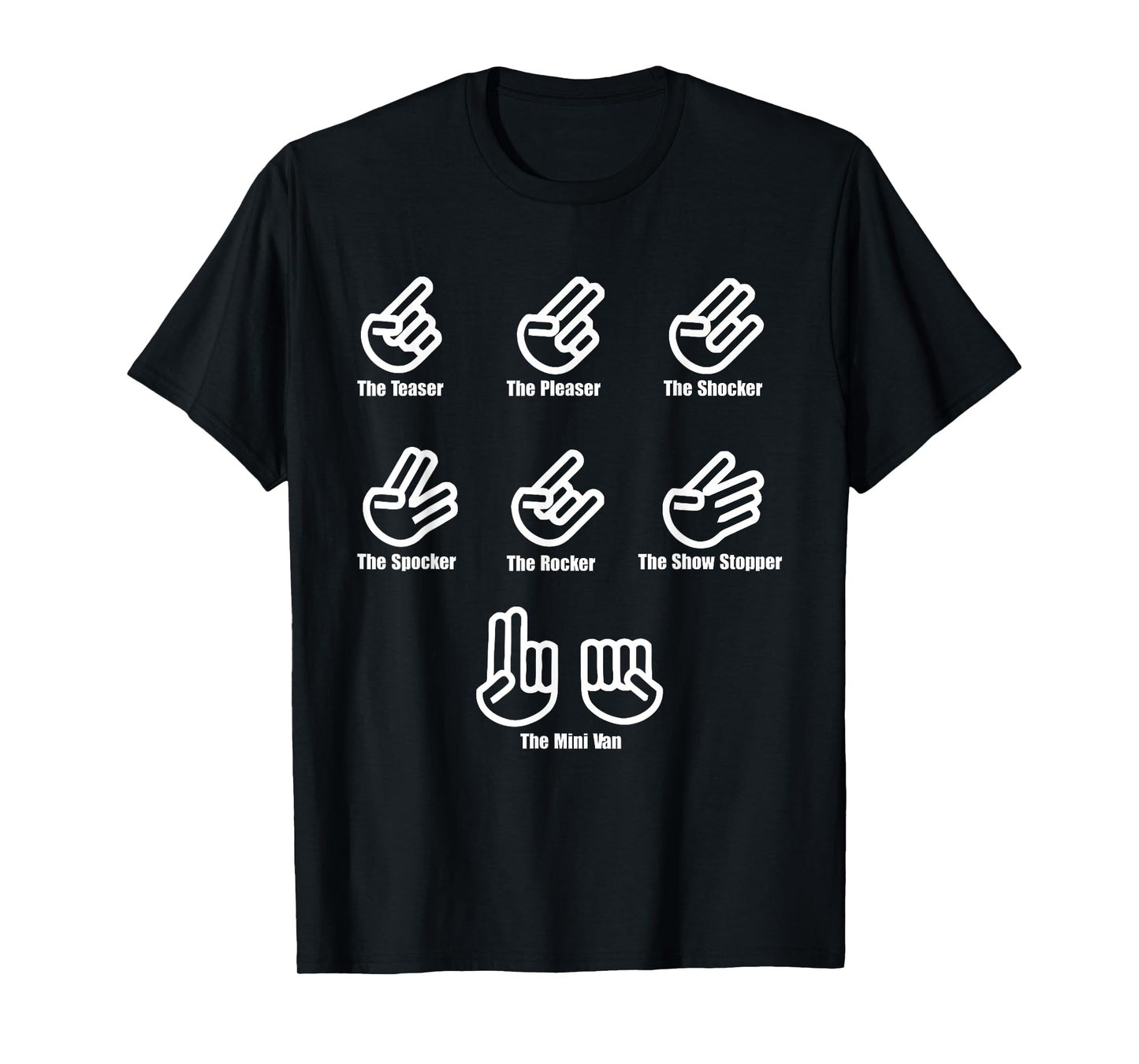 The Teaser The Pleaser The Shocker The Spocker The Rocker T-Shirt