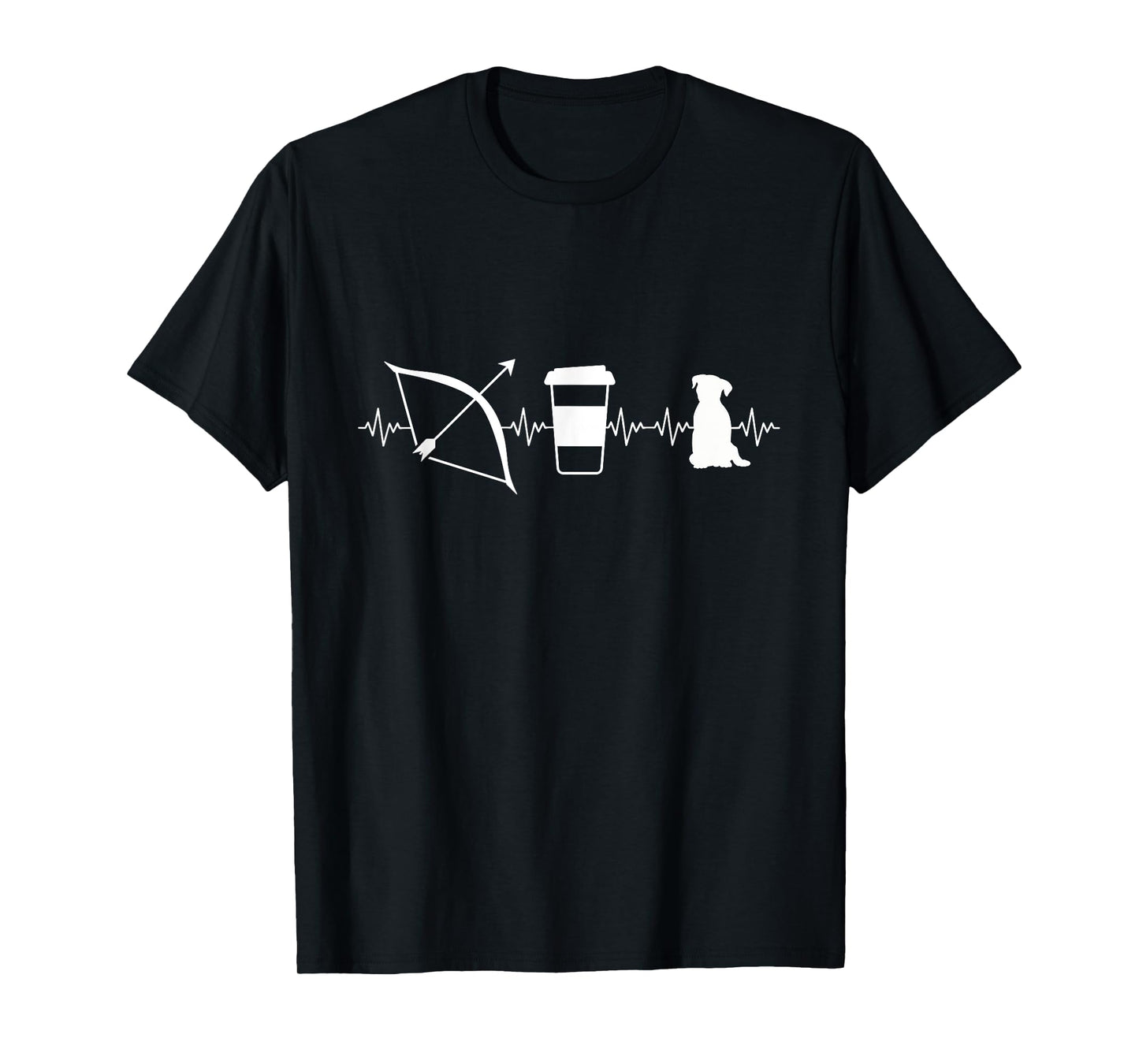 Funny Archery Mom Appreciation Dog Archery Coffee T-Shirt