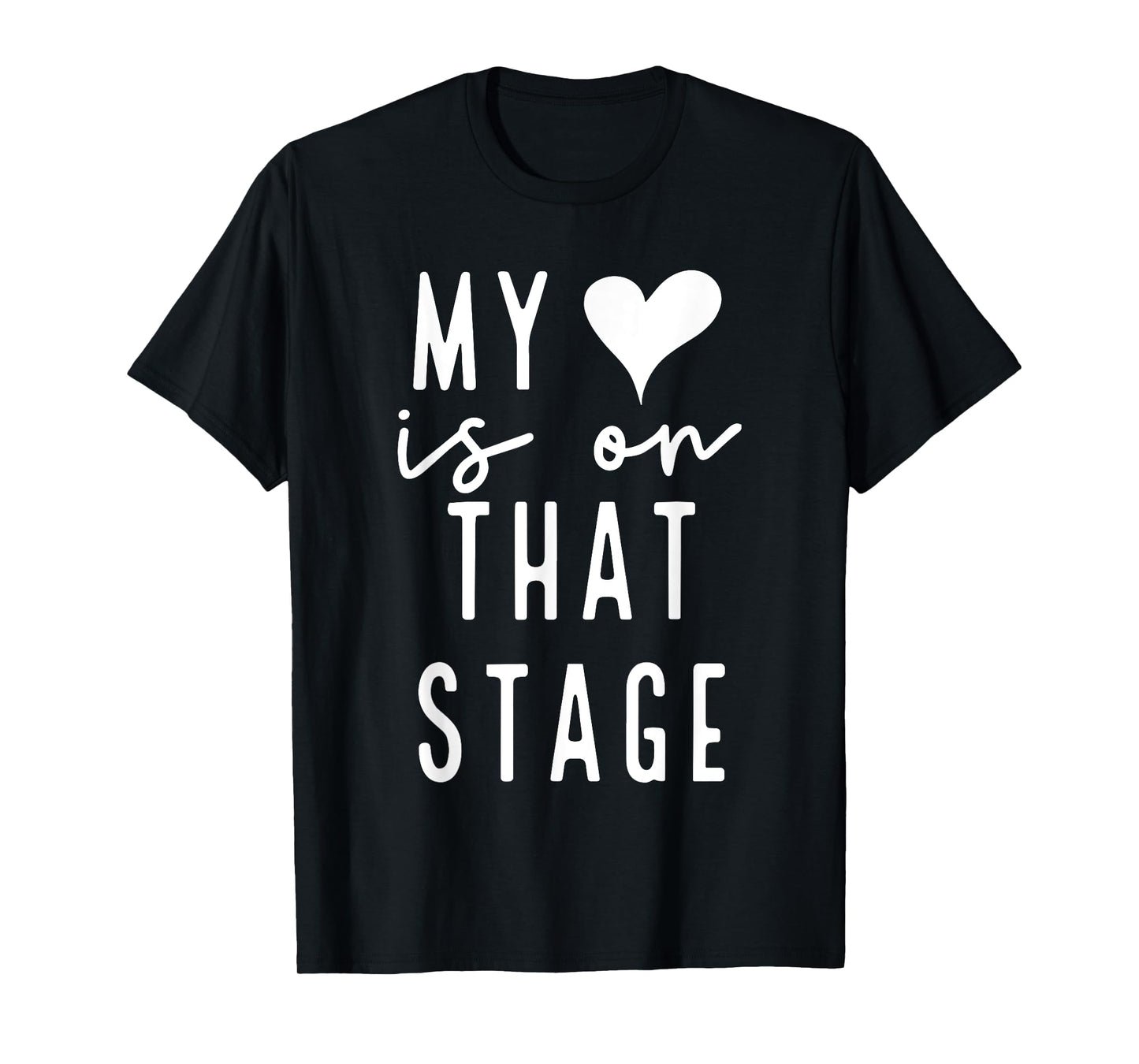 Dance Mom Retro My Heart Is On That Stage Dance Recital T-Shirt