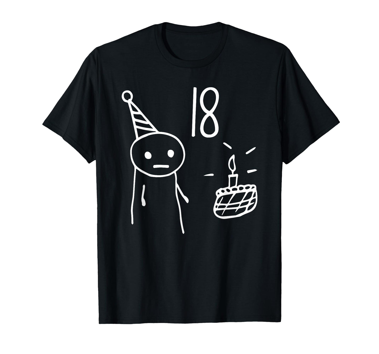 Adult 18th Birthday Party Funny Tees For 18 Years Old Teens T-Shirt