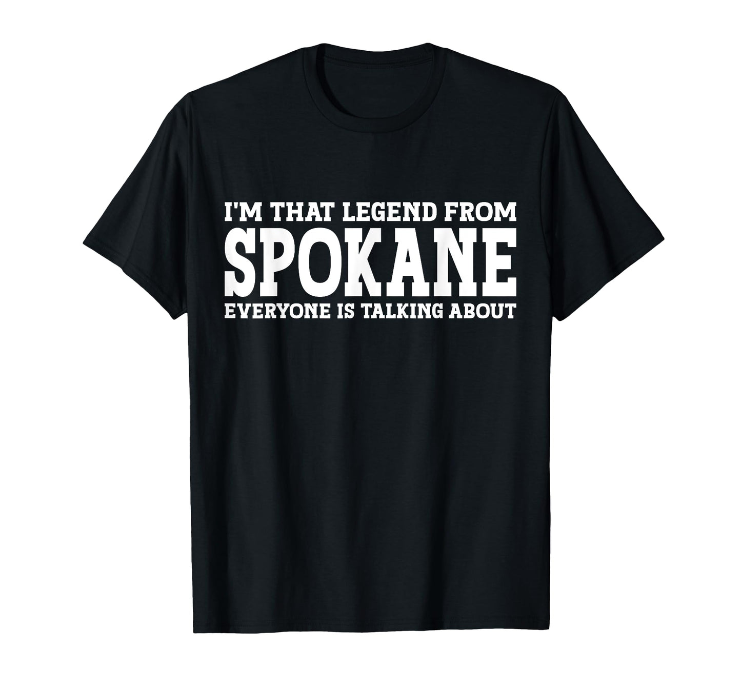 Spokane Hometown WA Washington Home Roots Funny City Spokane T-Shirt