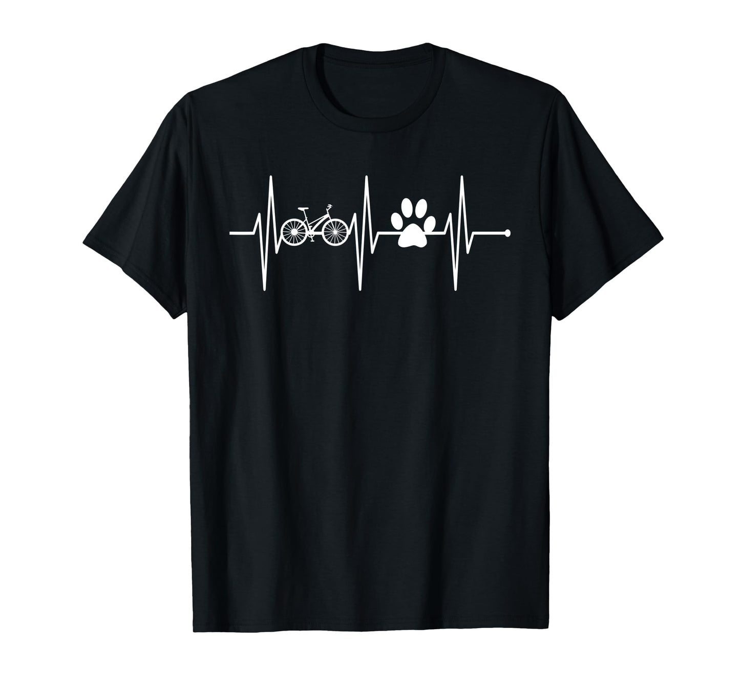 Bicycling Shirt Dog Lover Cycling Biking Funny Biker T-Shirt