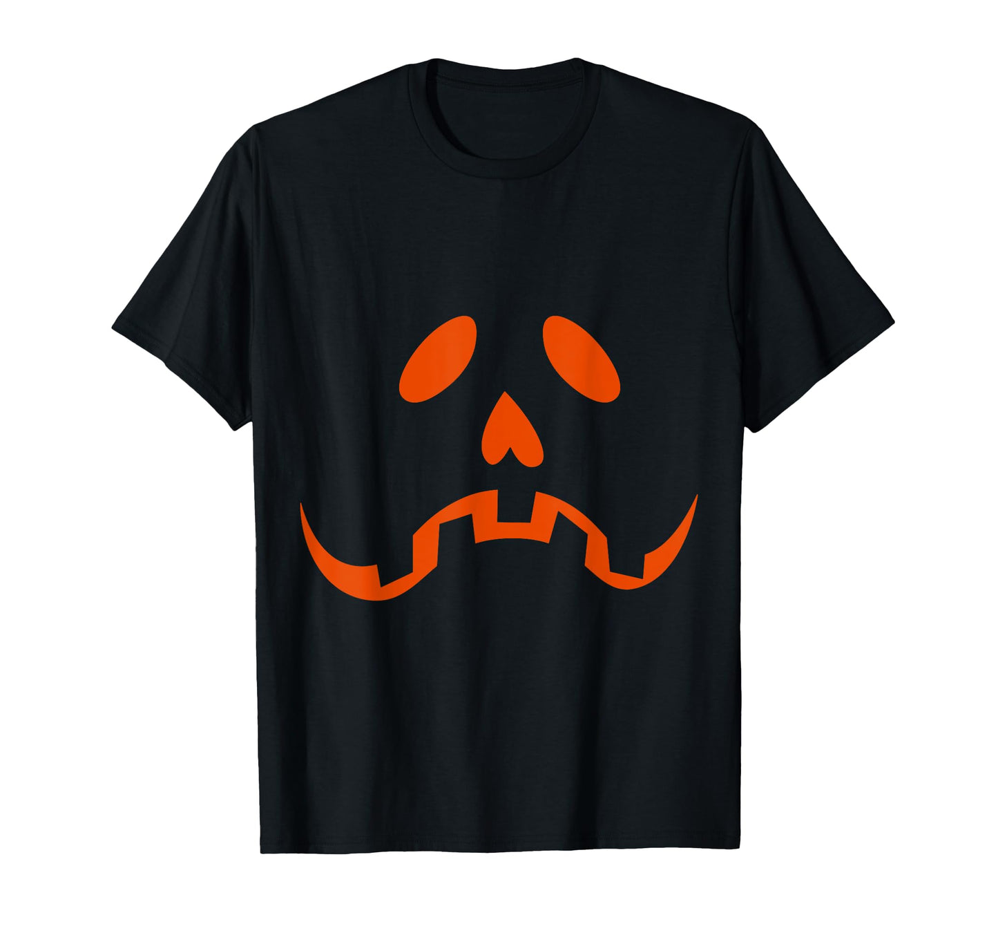 Jack O Lantern Halloween Costume Funny Pumpkin Face T-Shirt
