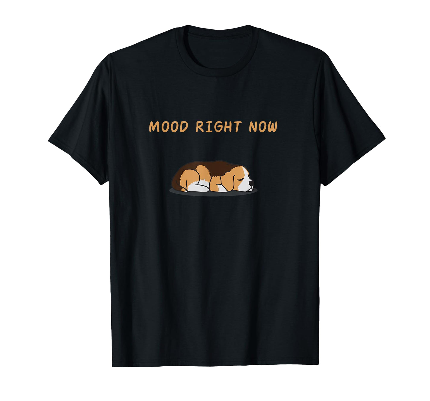Cute Beagle Dog Sleep Mode Puppy Funny Slogan Pyjamas T-Shirt for Men Women Girls Kids