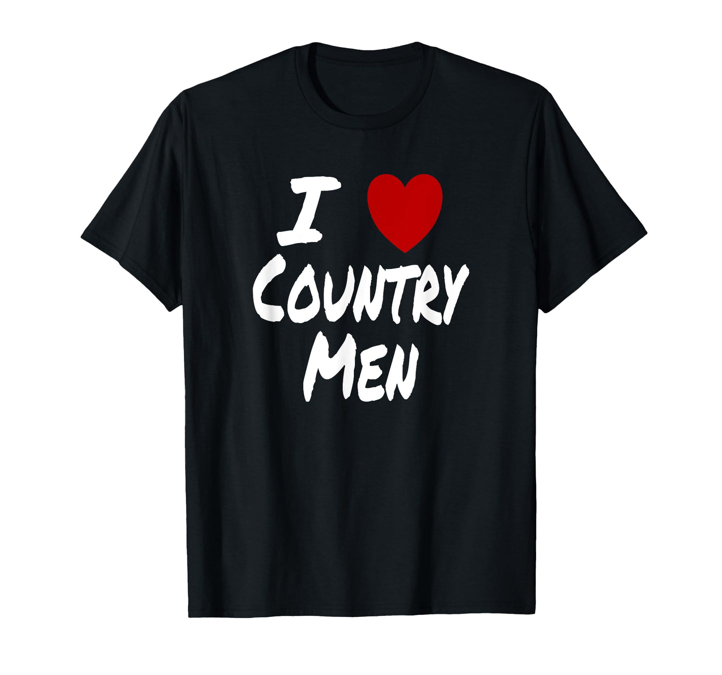 I Heart (Love) Country Men Southern Attraction Preference T-Shirt