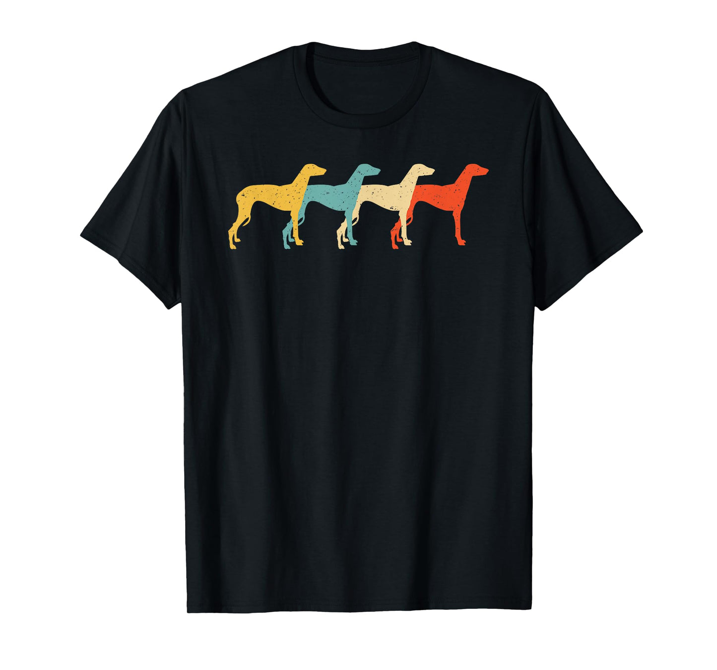 Greyhound Vintage Retro Dog Pet Racer Lover 60s 70s Gift Men Women Girls Kids T-Shirt