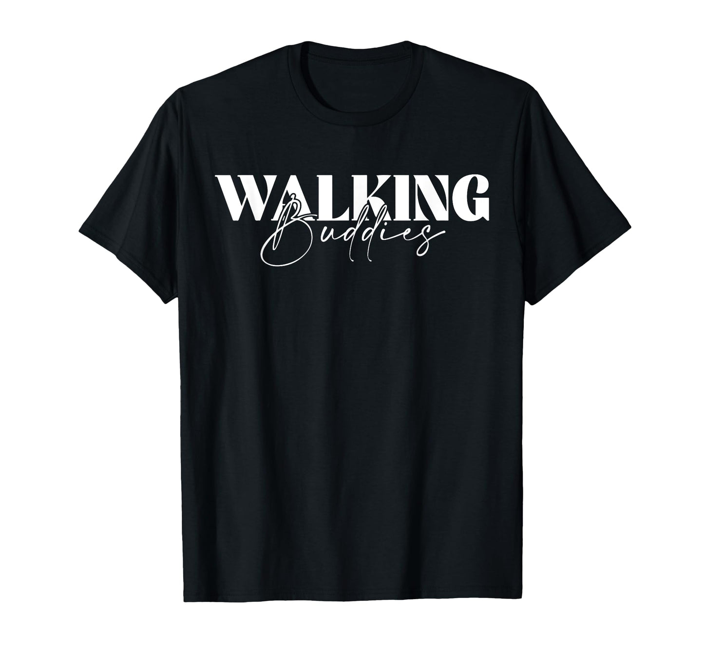 Walking Buddies Cute Hiking Jogging Friendship T-Shirt