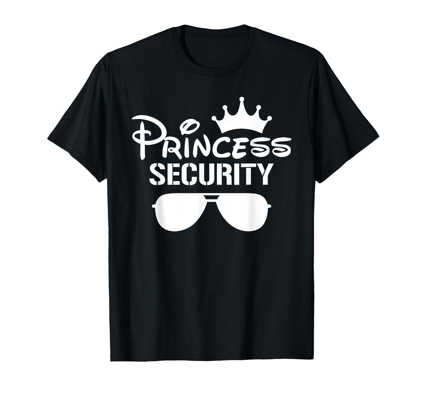 Princess Security Protection Retro Glasses Matching Family T-Shirt
