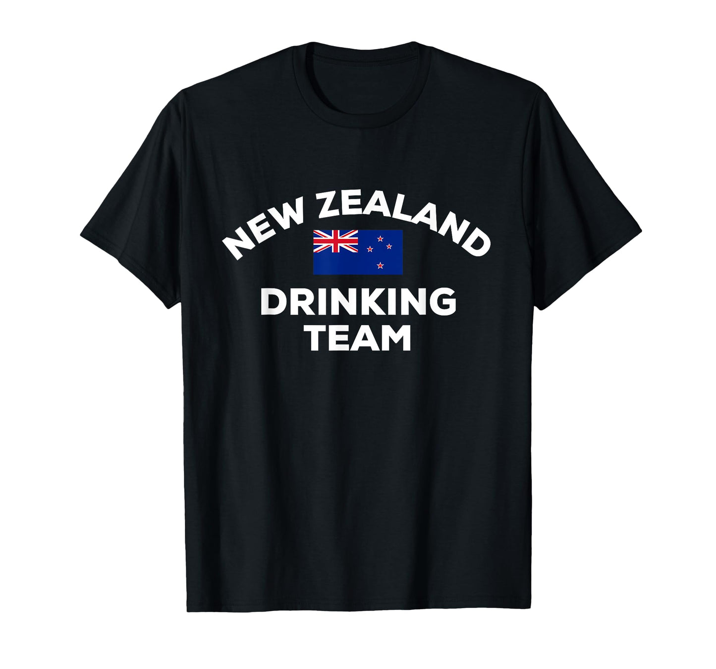 New Zealand Drinking Team Flag Country Funny Matching Group T-Shirt