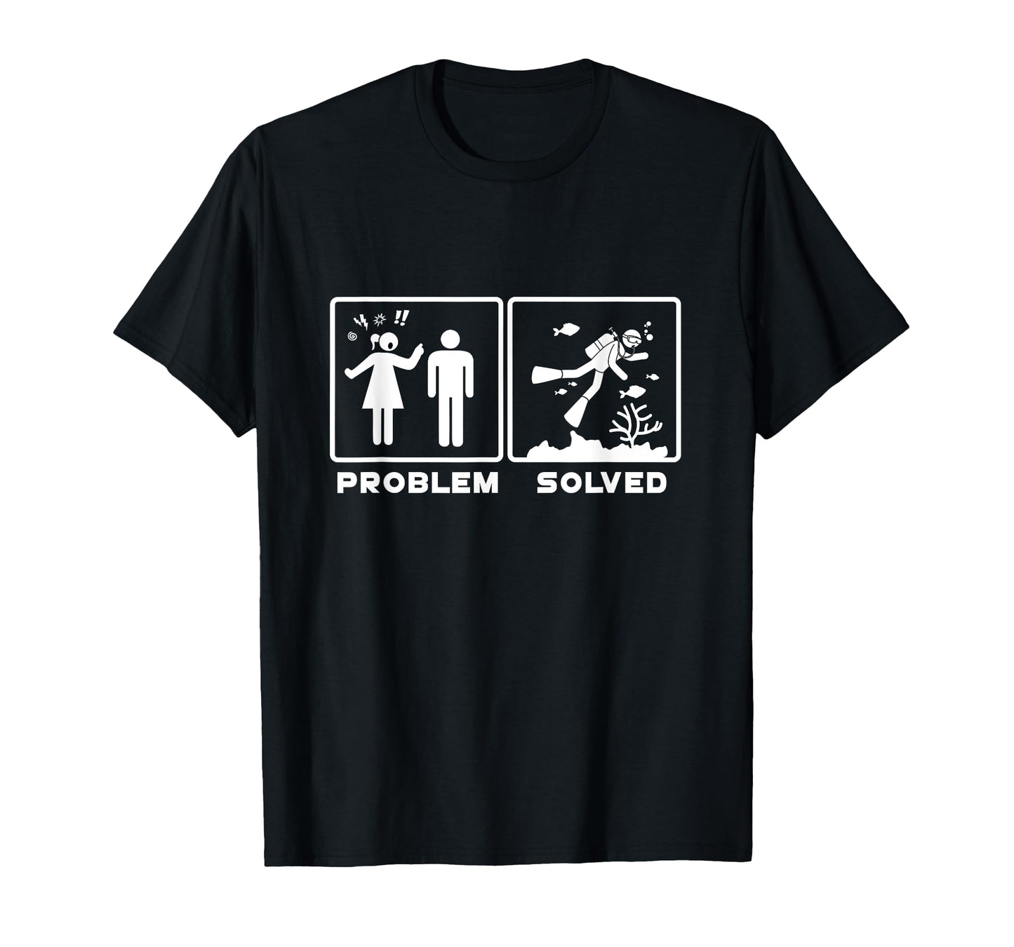 Diver Wife Problem Solved T-Shirt