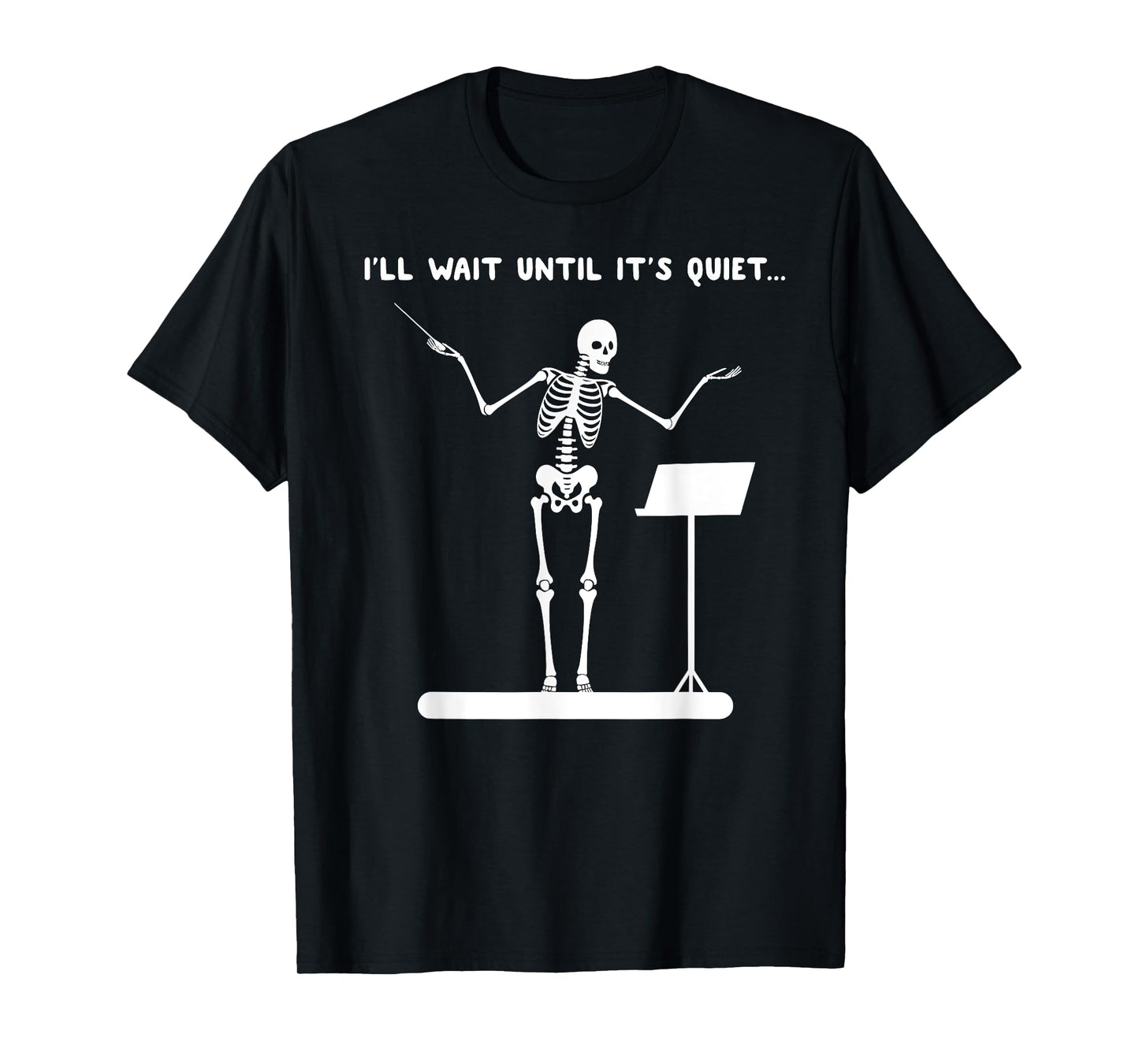 I'll Wait Until It's Quiet...Halloween Spooky Teacher Funny T-Shirt