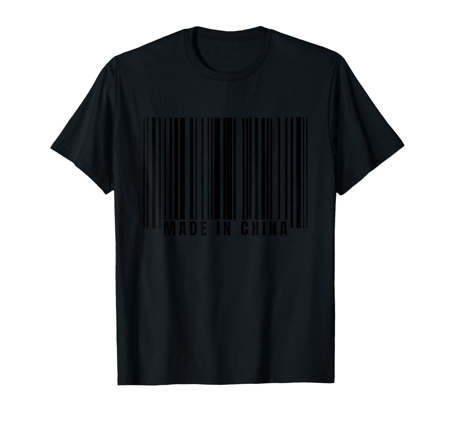 Barcode Made or Born in China Chinese Birth Country China T-Shirt
