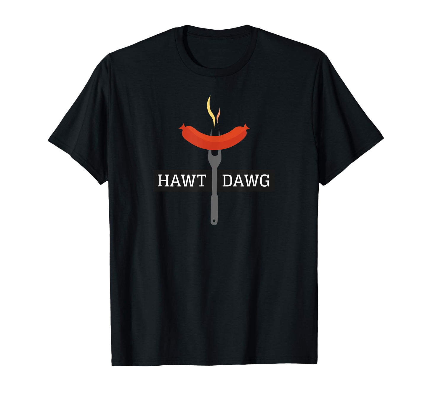 Hawt Dawg Hot Dog Men Women Tee T-Shirt