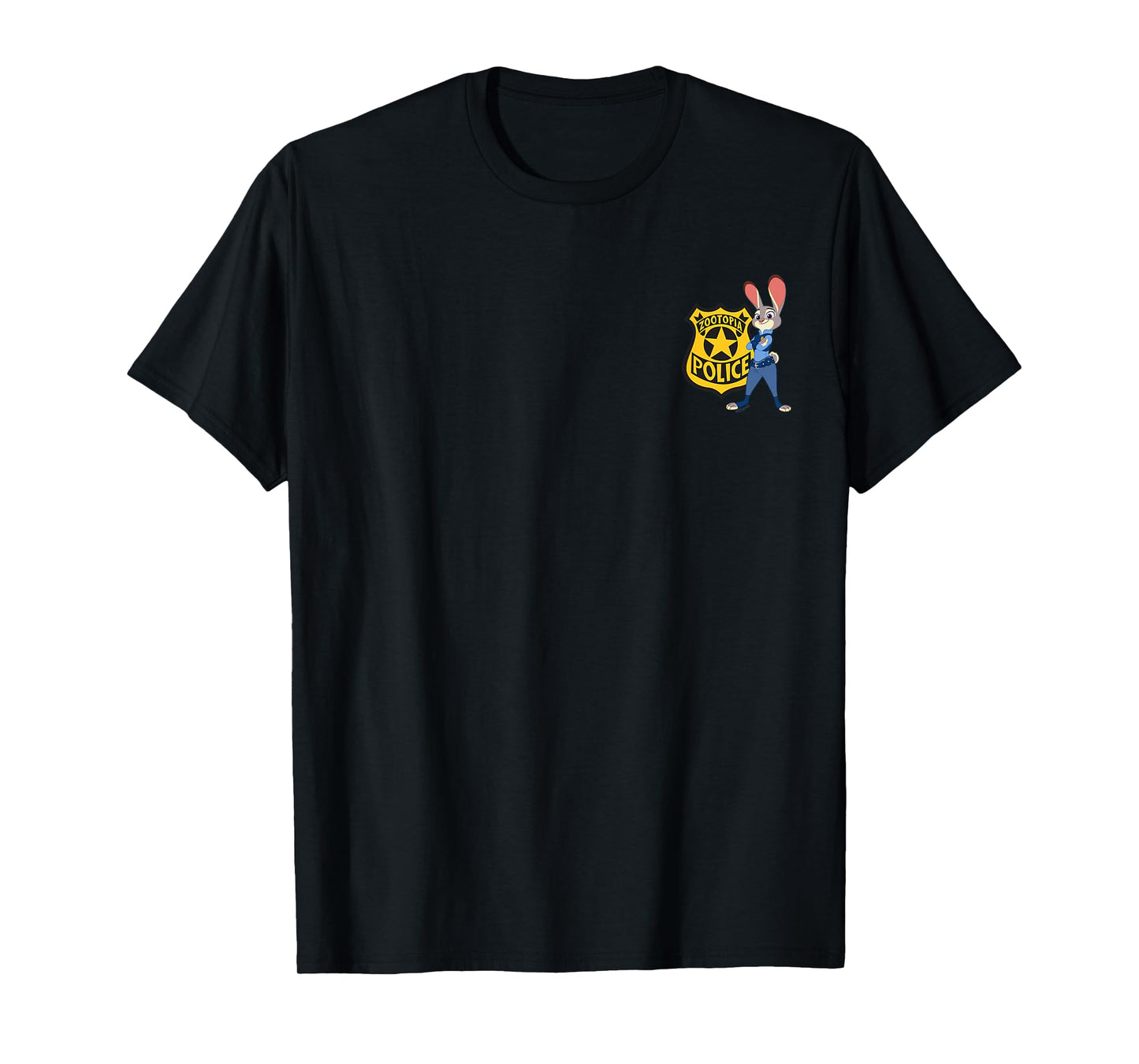 Disney Zootopia Judy Hopps ZPD Police Badge 2-Sided Costume T-Shirt