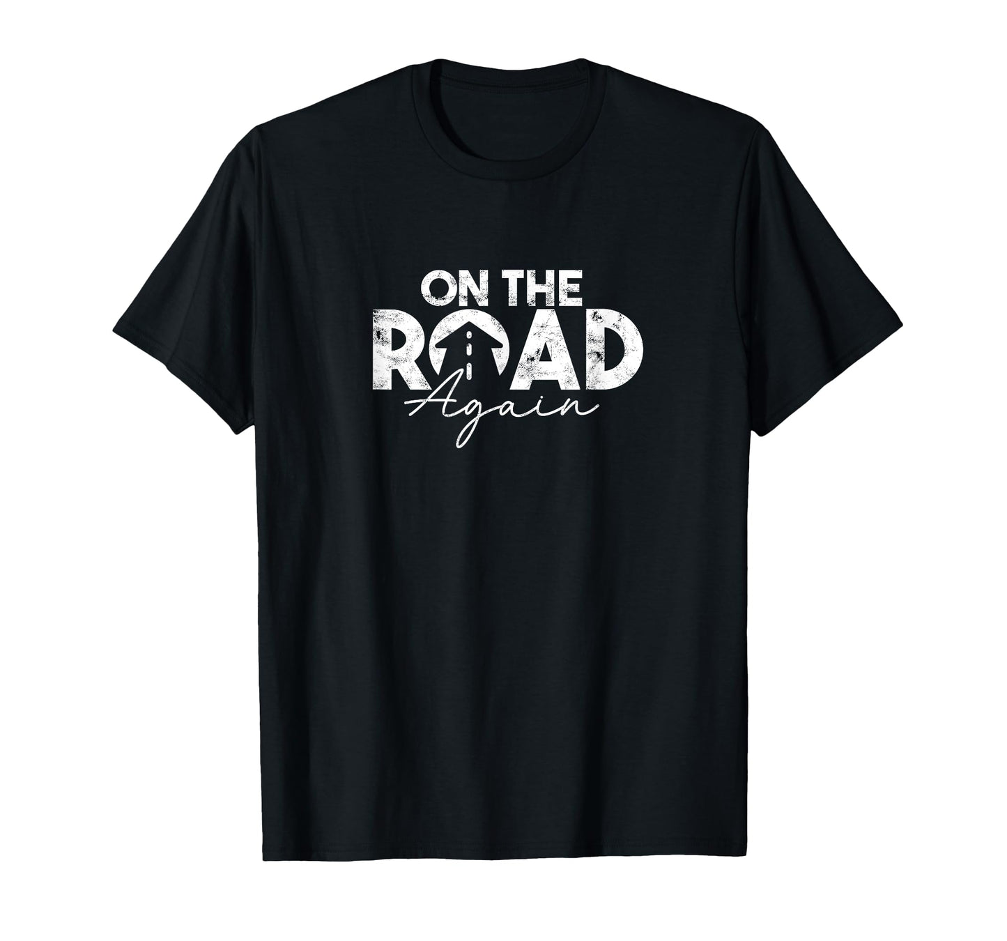 On The Road Again - Highway and Country Music T-Shirt