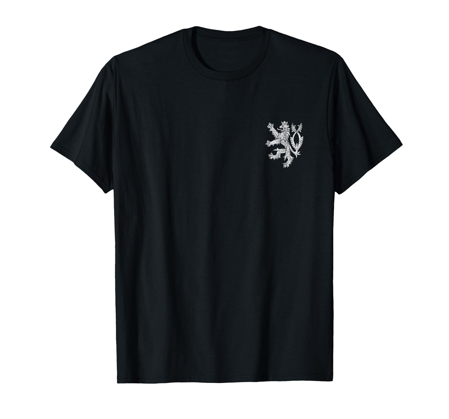 Czech Republic Coat of Arms Double Tailed Lion Flag T-Shirt