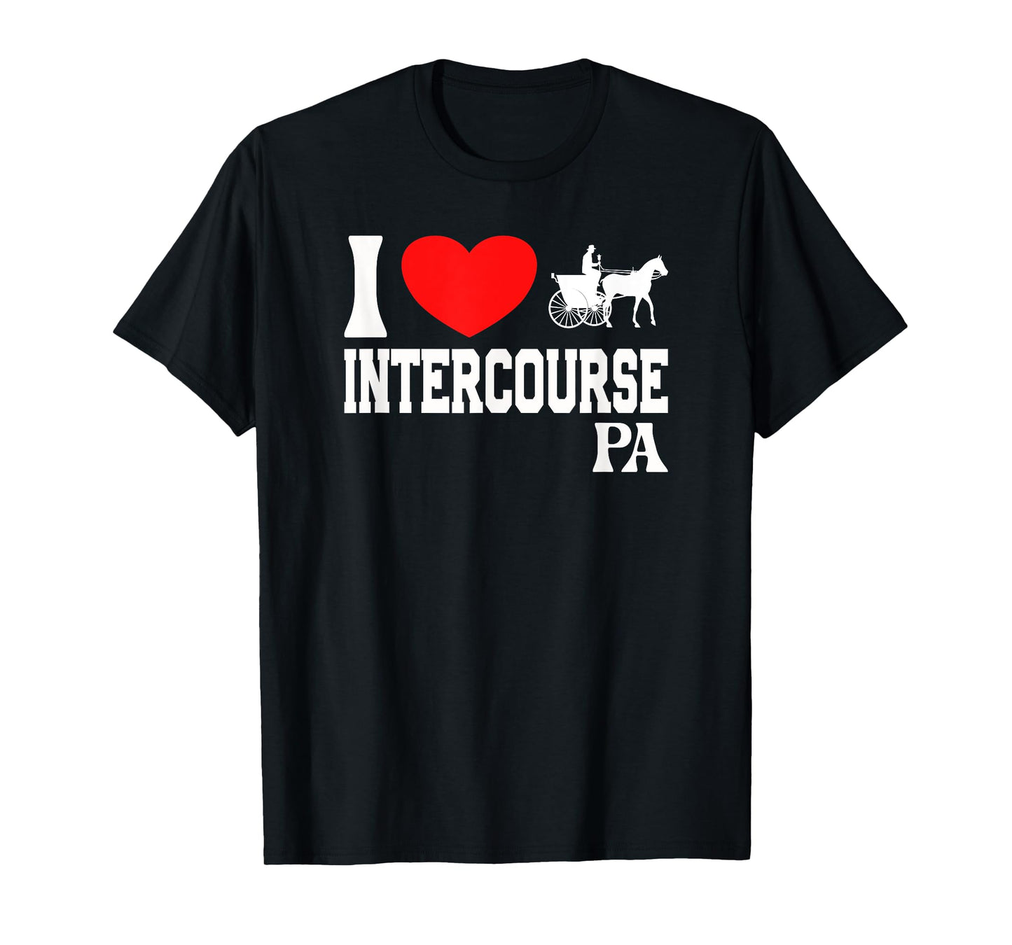 Funny I Love Intercourse PA Shirt for Proud Pennsylvanians T-Shirt