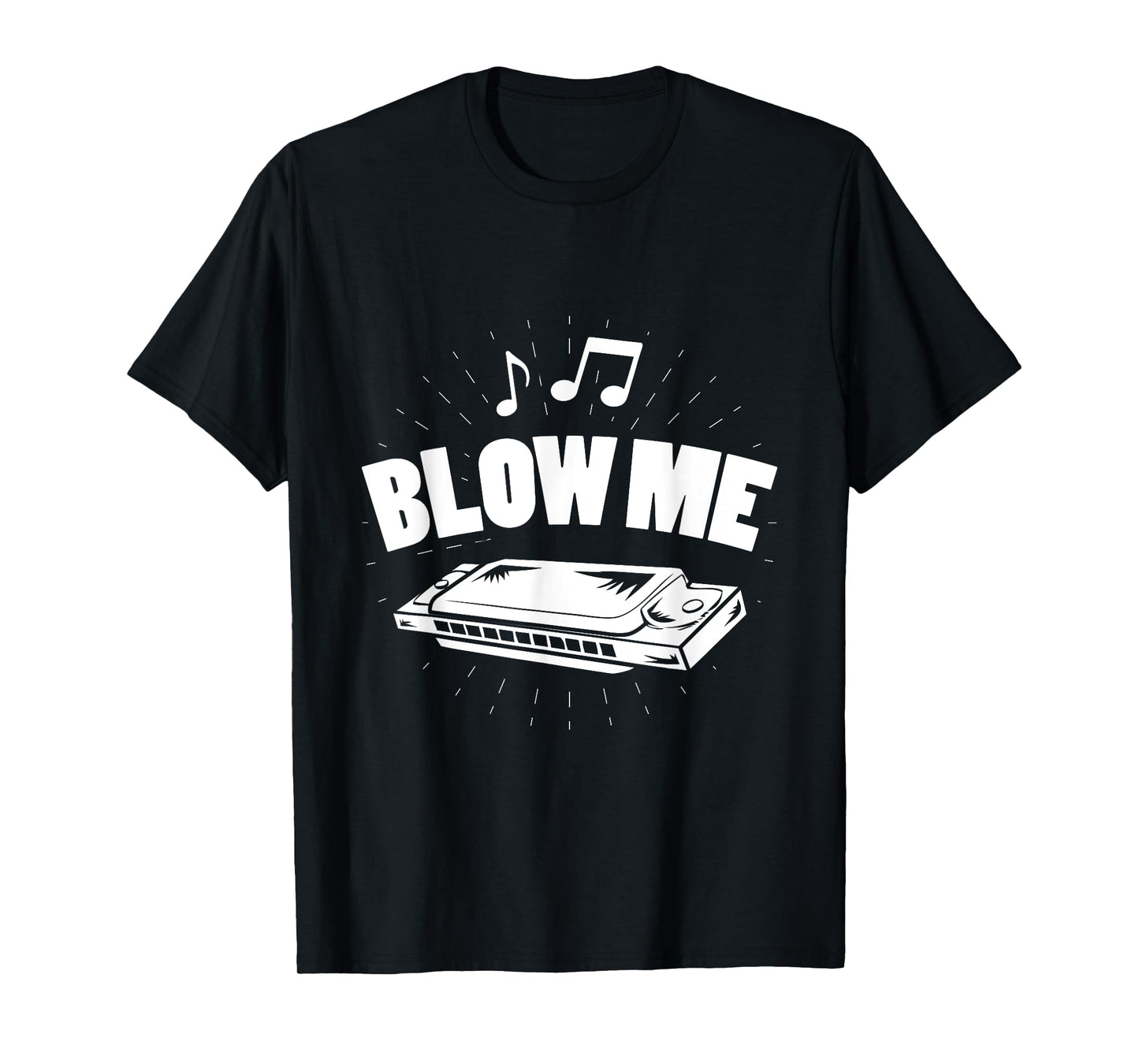 Harmonica Music Lovers Blow Me T-Shirt