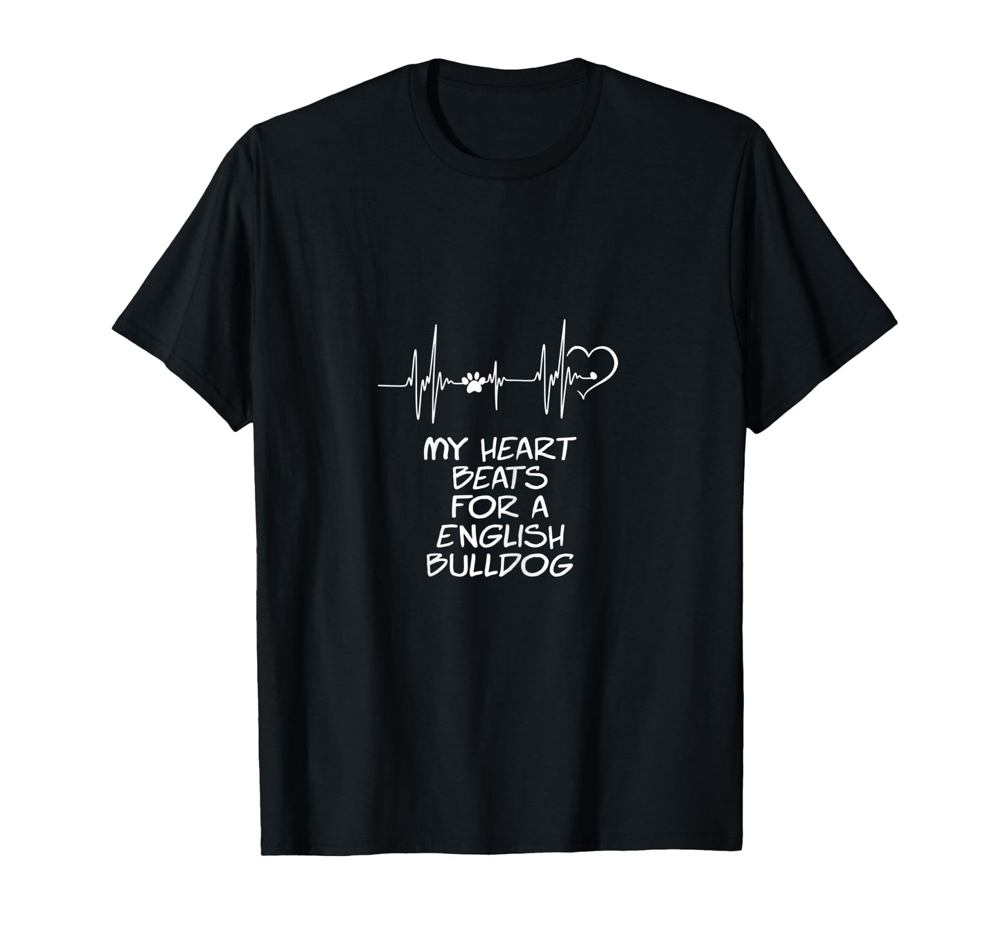 My heart beats for a english bulldog Women T-Shirt