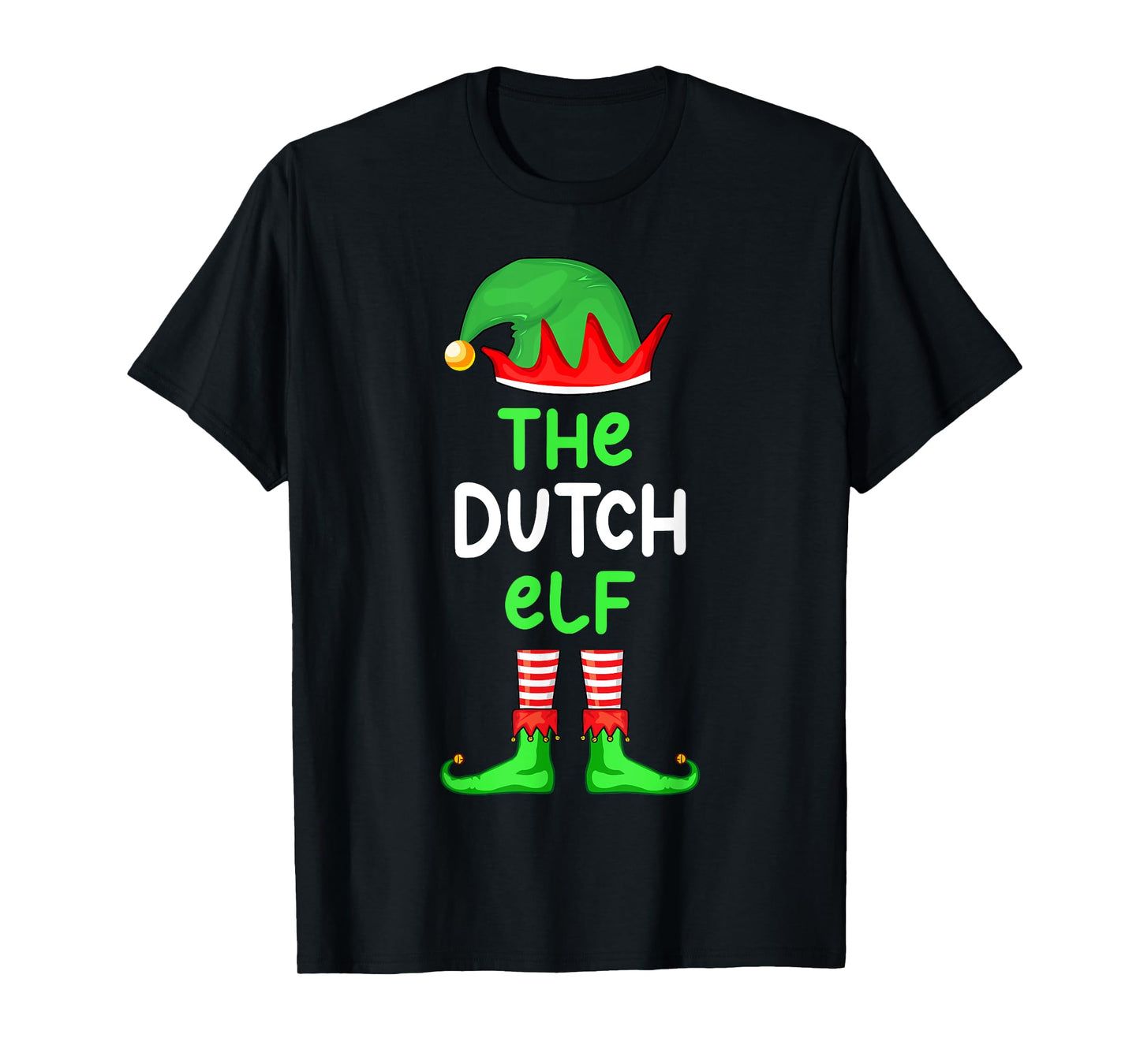 I'm The Dutch Elf Netherlands Christmas Funny Pajama T-Shirt