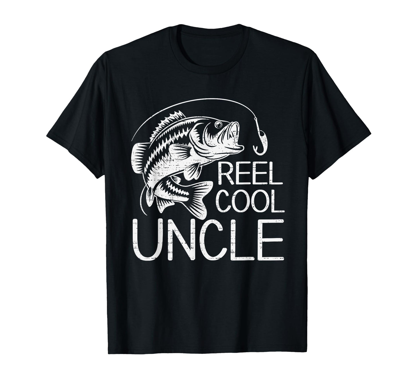 Reel Cool UNCLE Fishing Fisherman Fish Lover Father's Day T-Shirt