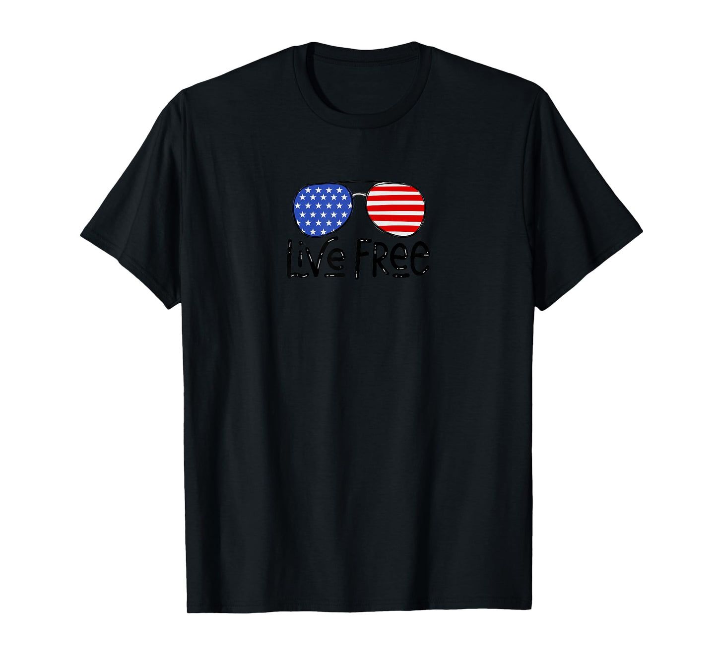 Live Free and Happy Attitud T-Shirt