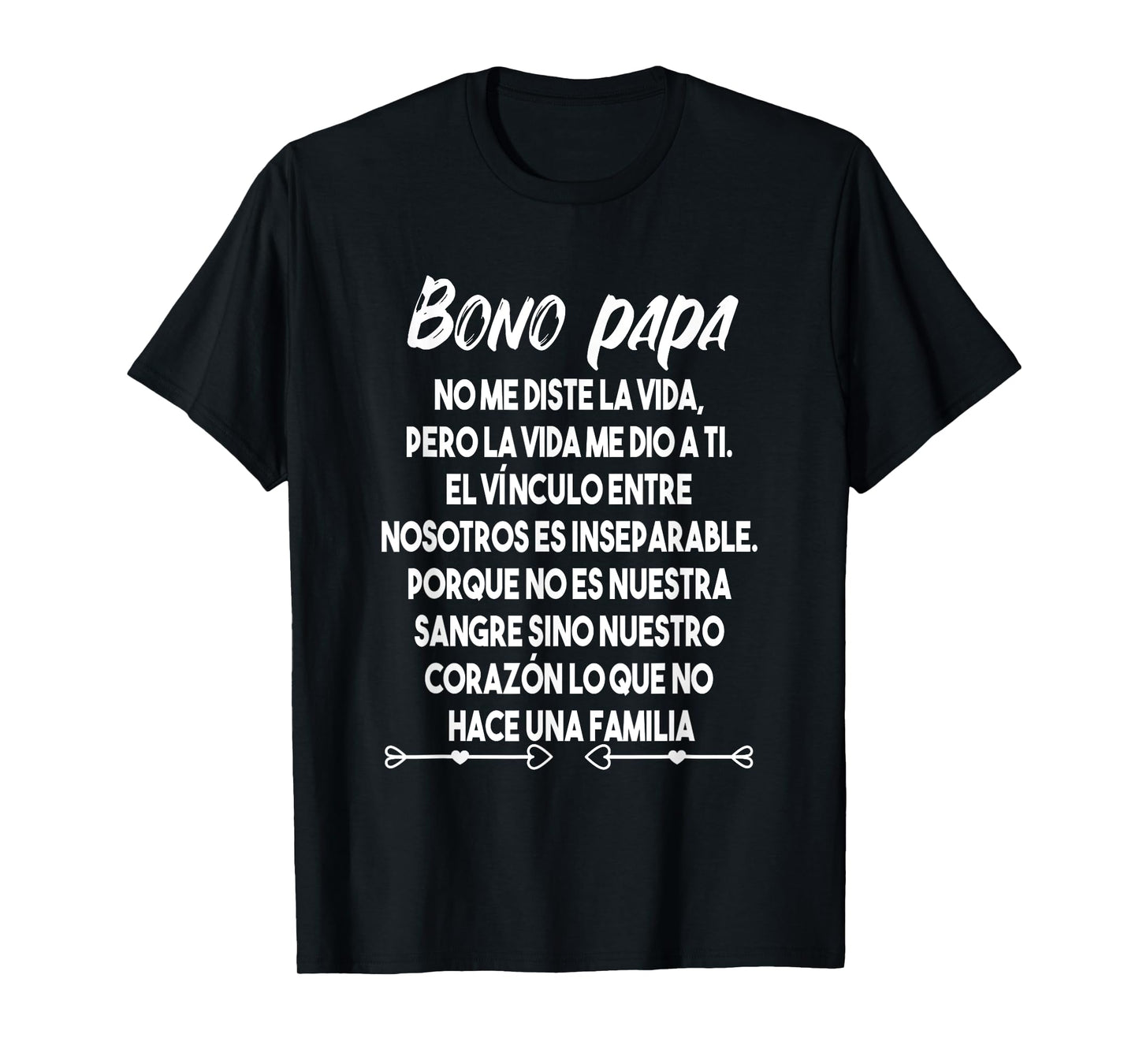 Bono del Día del Padre Papá Padrastro adoptivo Patchwork dad T-Shirt