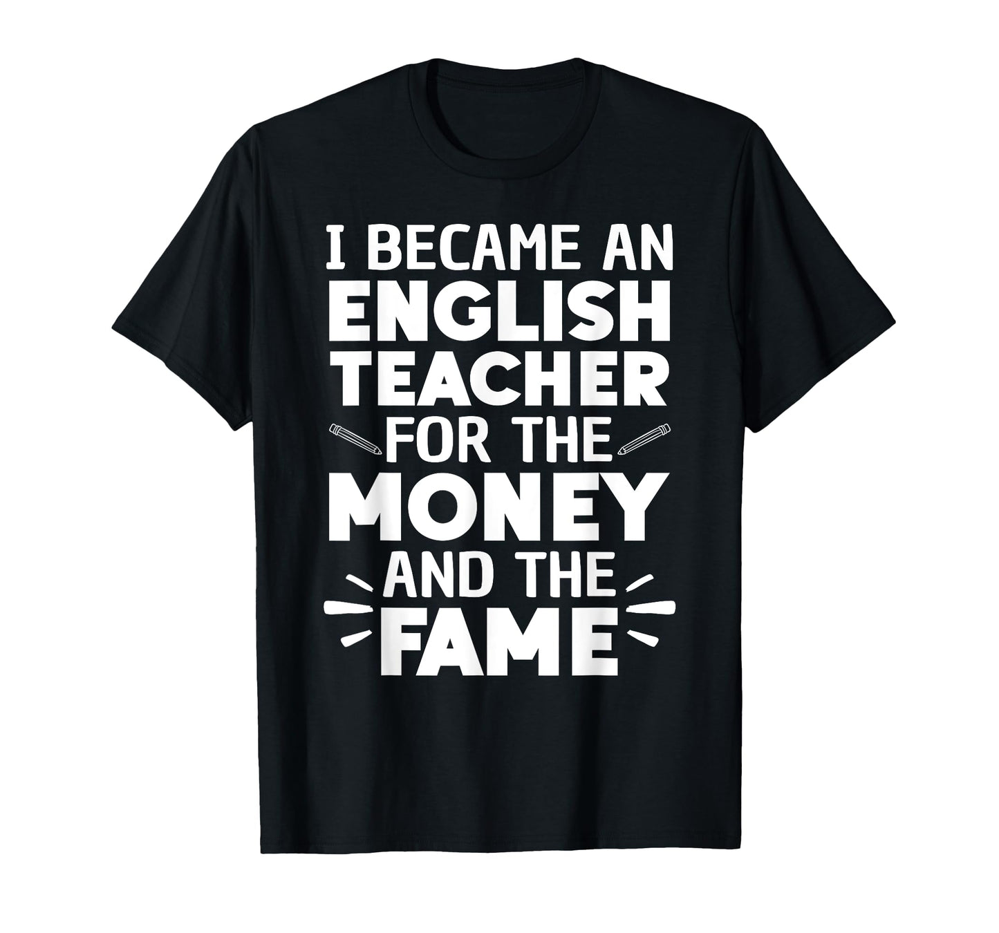 Funny English Teacher Art For Men Women Language ELA Teacher T-Shirt