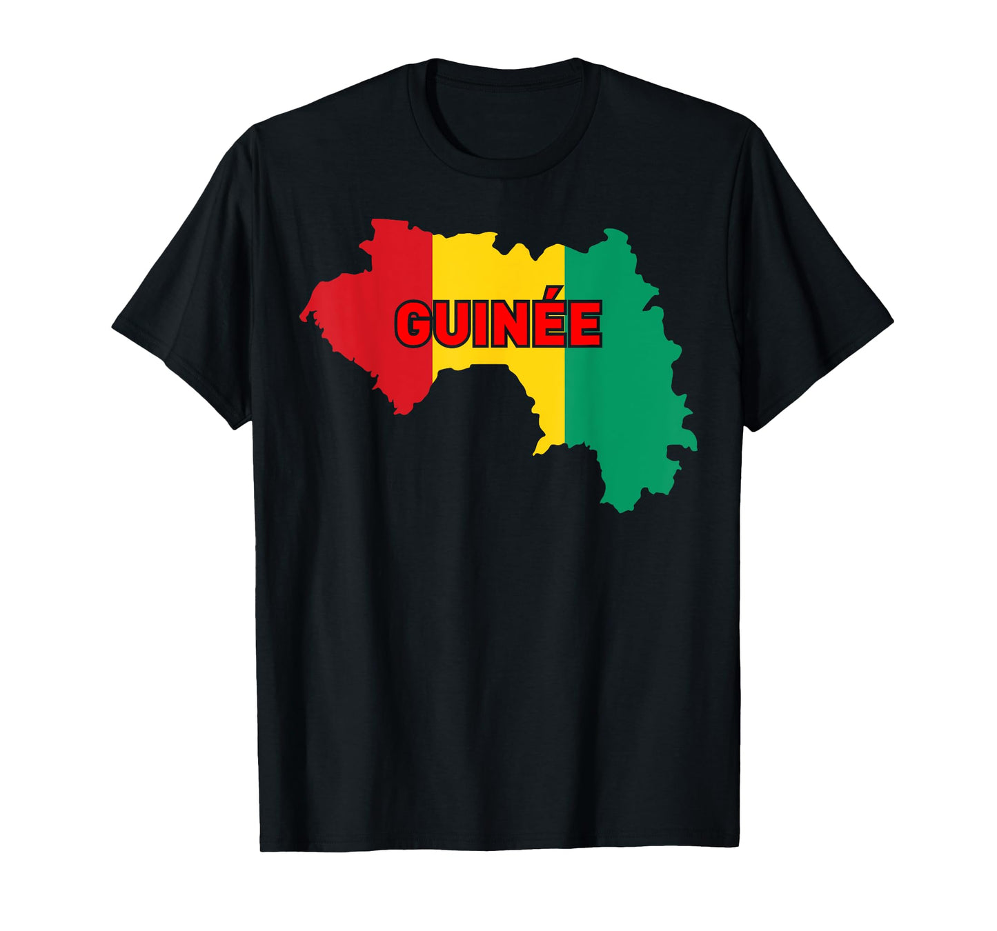 Proud Family and Patriotic Flag of Country Guinée T-Shirt