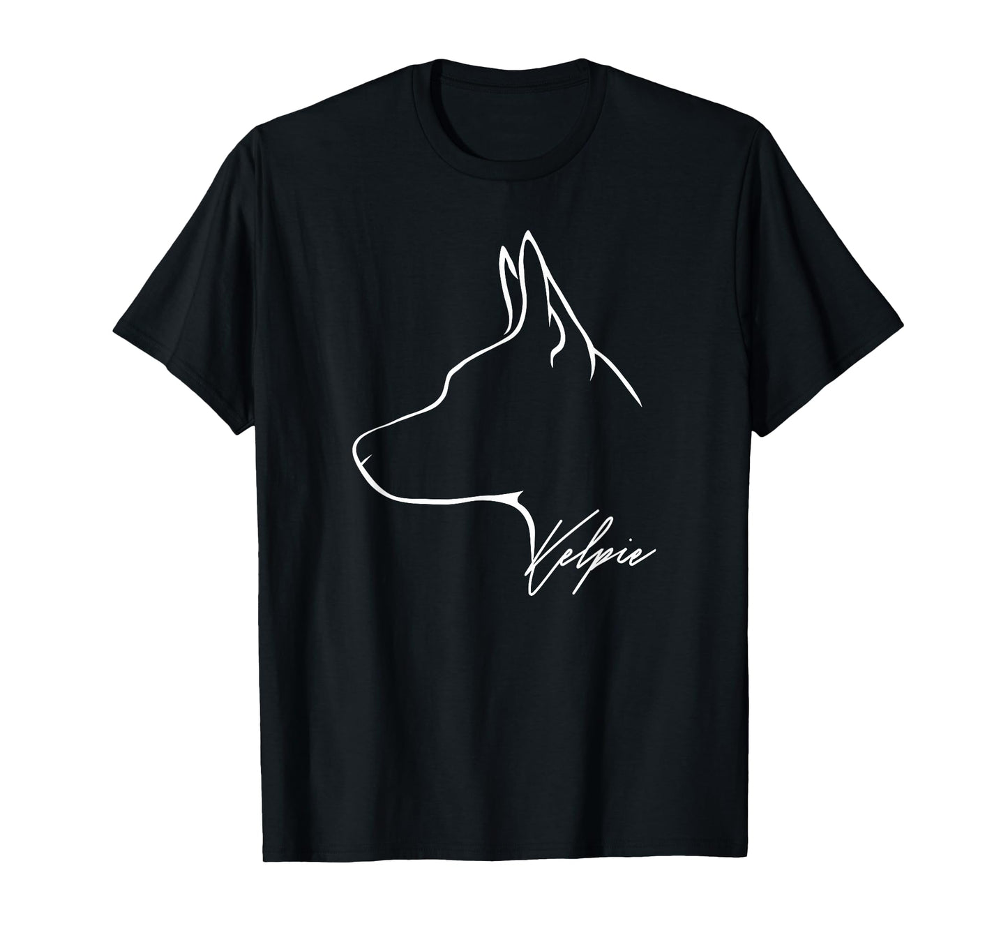 Kelpie in Profile Gift Dog Dog Sport Agility T-Shirt