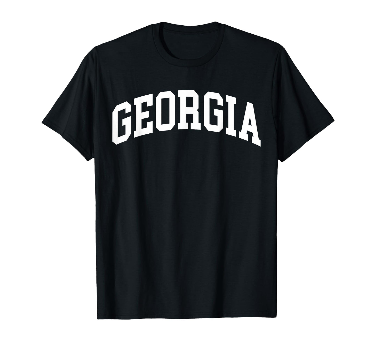 Georgia US College Font Proud American USA States T-Shirt