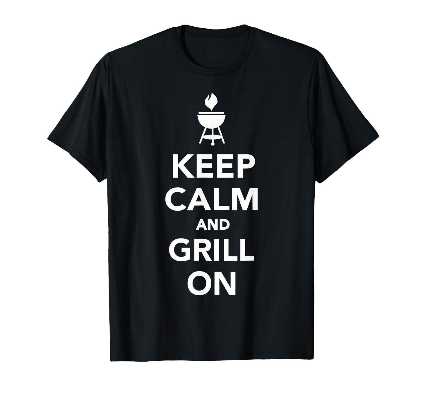 Keep calm and grill on BBQ T-Shirt