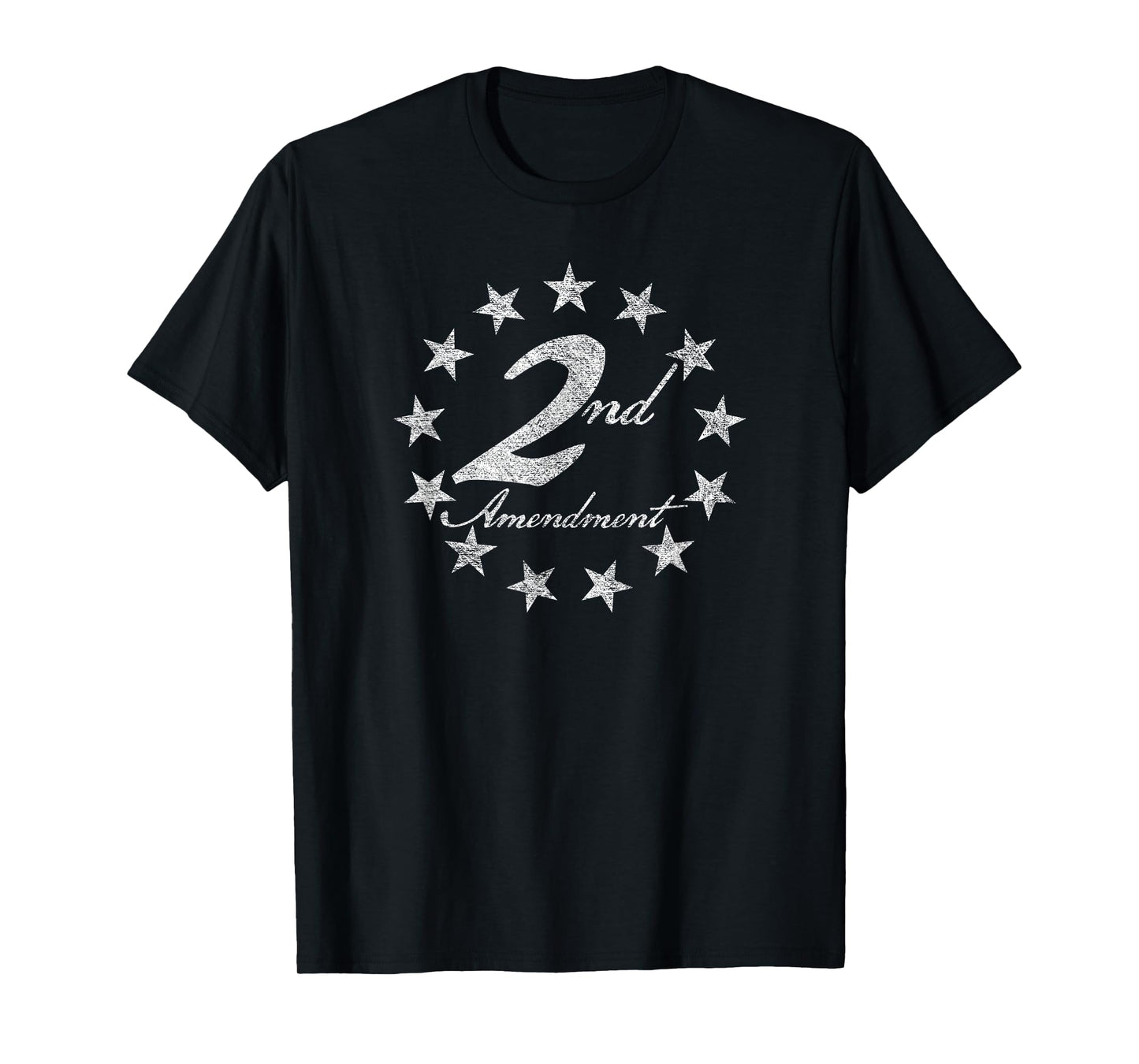 2ND SECOND AMENDMENT BETSY ROSS FLAG RING OF STARS T-Shirt