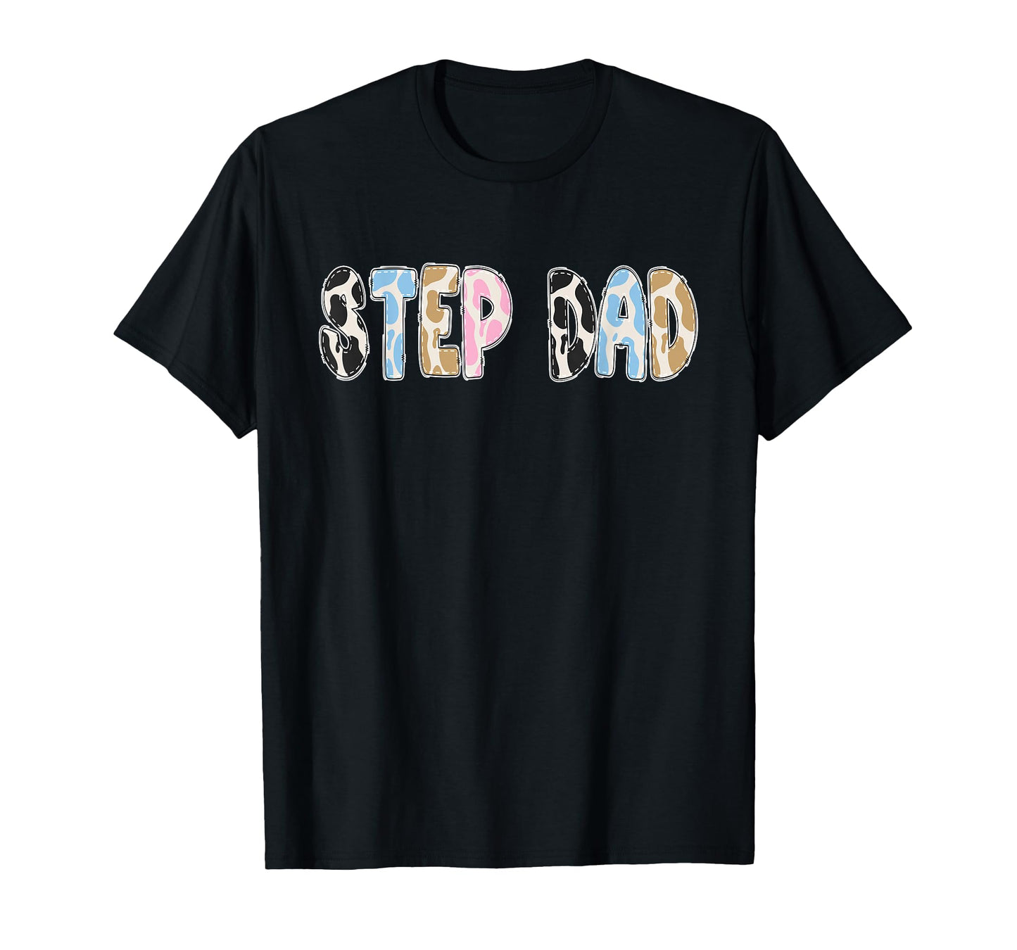 Rodeo Farmer Cow Daddy Step Dad Birthday Party T-Shirt