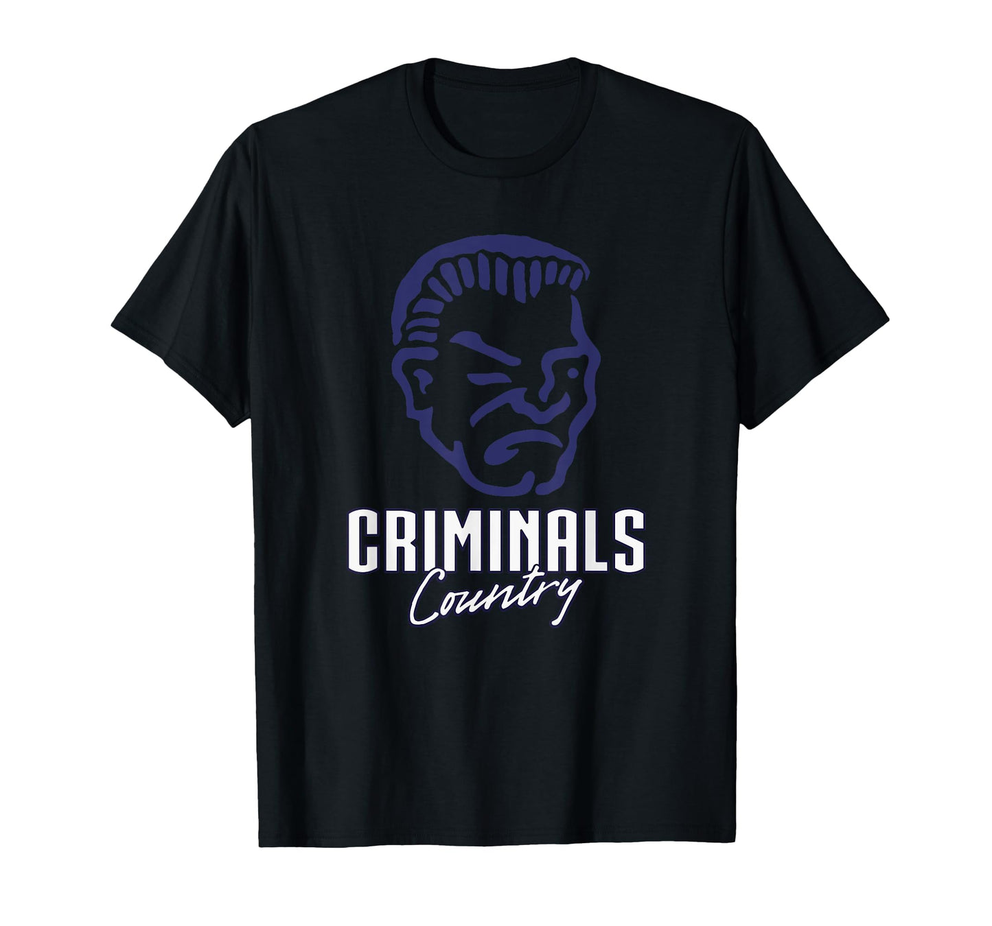 Yuma Criminals Logo Country HS T-Shirt