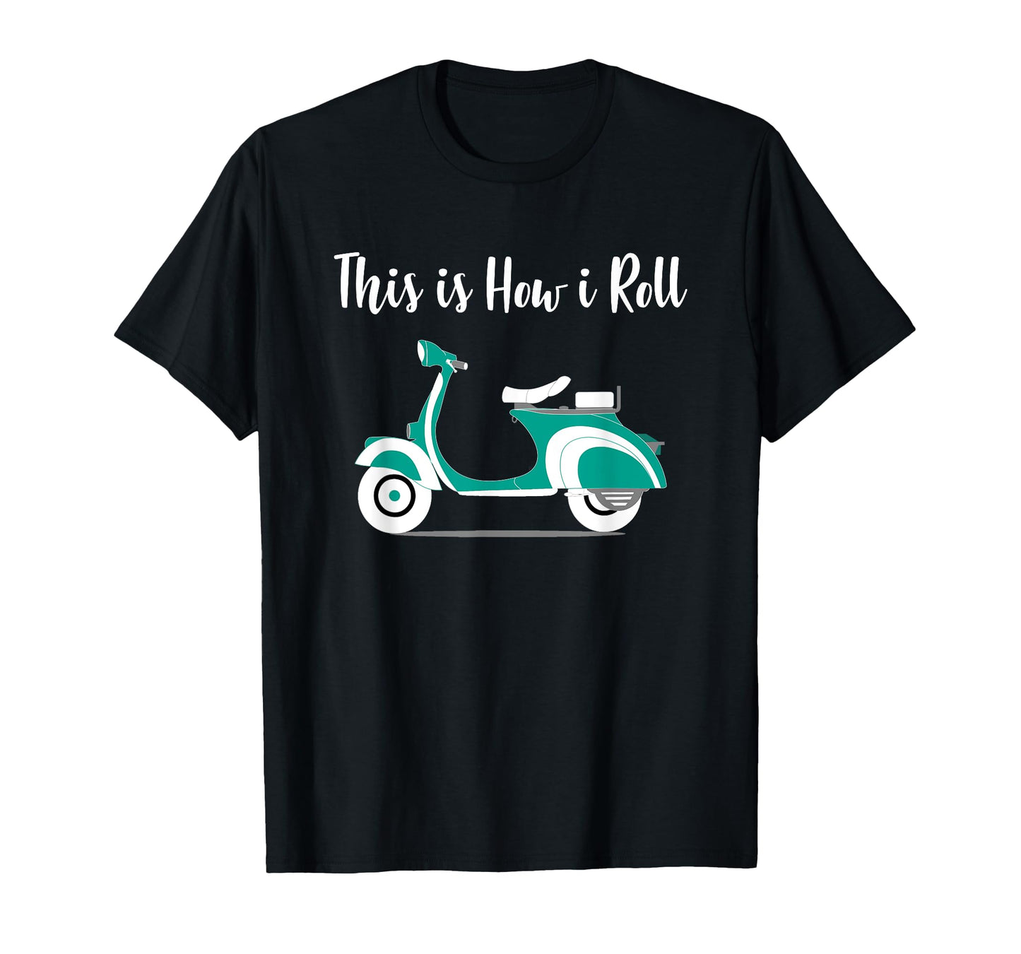 This is How I Roll Vintage Scooter Moped T-Shirt