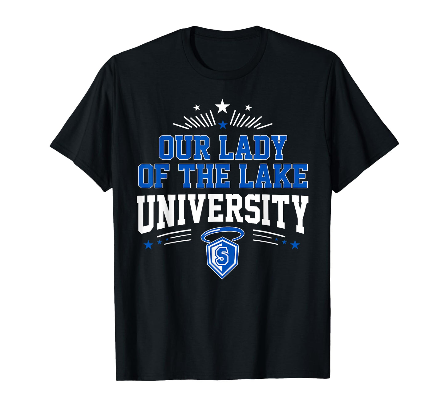 Our Lady of the Lake Tee University OLLU Arch Vintage Design T-Shirt