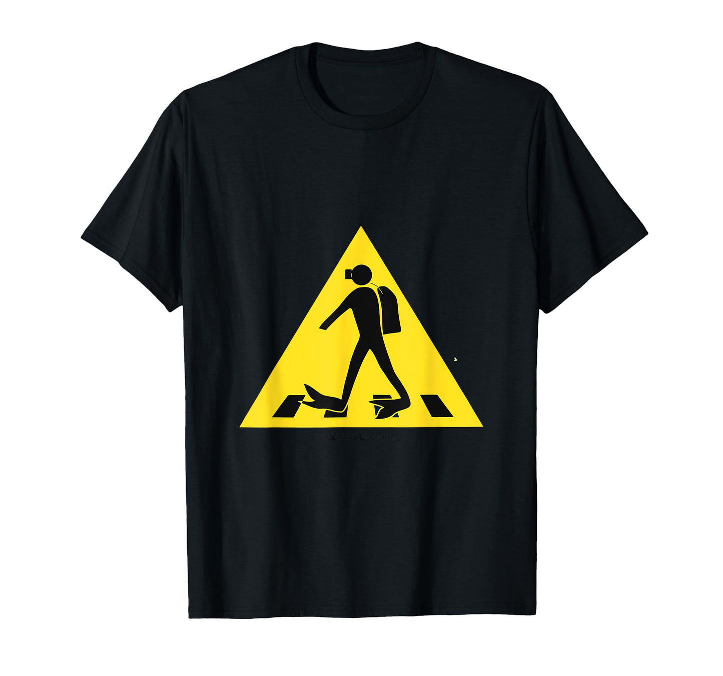 Scuba diver crossing the road in full dive gear T-Shirt