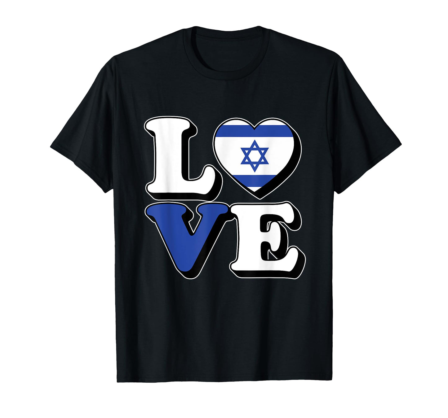 I Love Israel Travel Souvenir Vacation Trip Israeli Pride T-Shirt