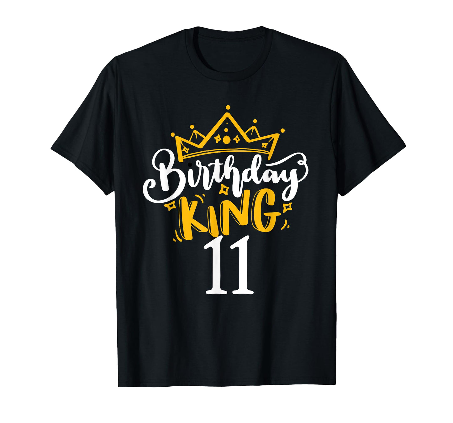 11th Birthday King 11 Years Old Party Ideas For Boys T-Shirt