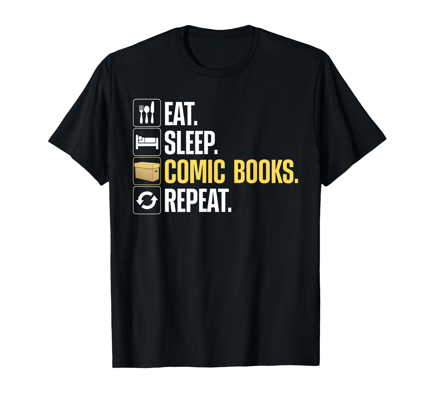 Cool Comic Books Art For Men Women Comic Book Lover Comics T-Shirt