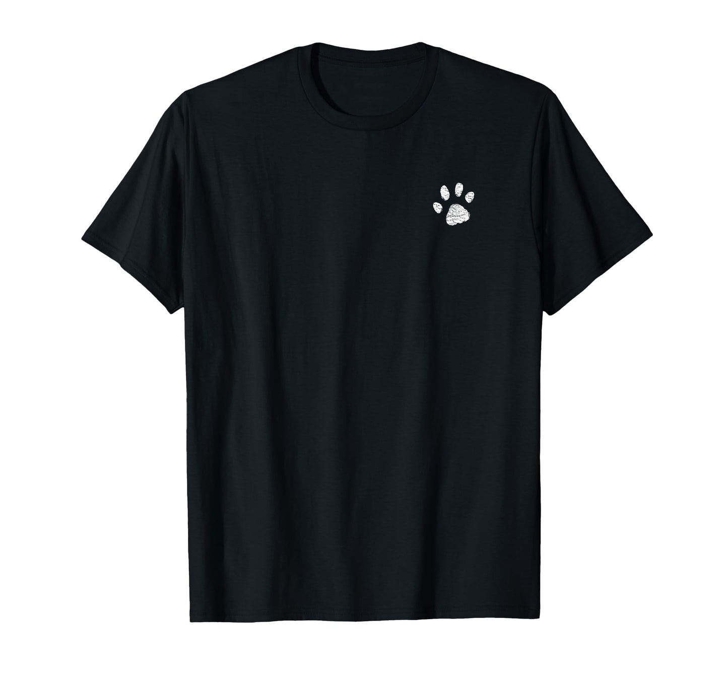 Dog Mom T Shirt | Left Chest Paw Print Women Men Dog Lover T-Shirt