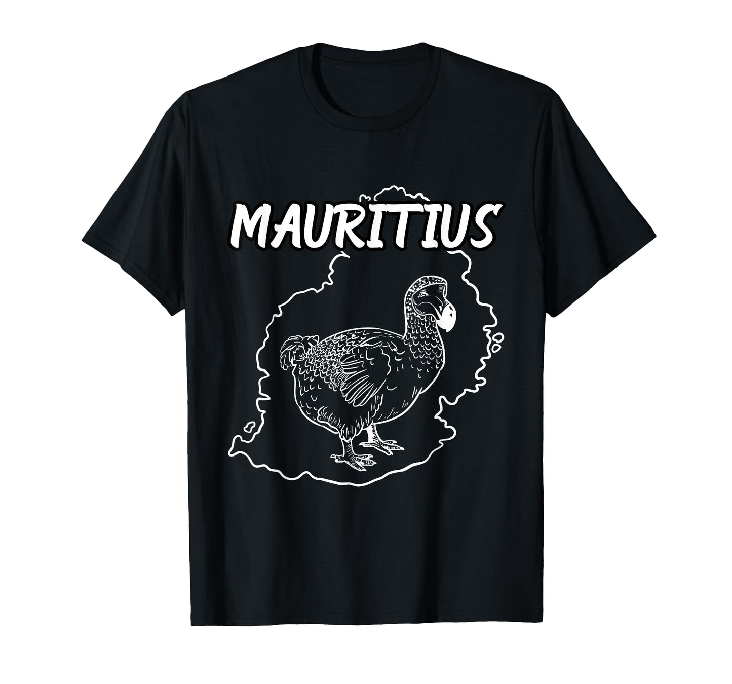 Cool Mauritius Country Map Dodo Bird National Animal T Shirt T-Shirt